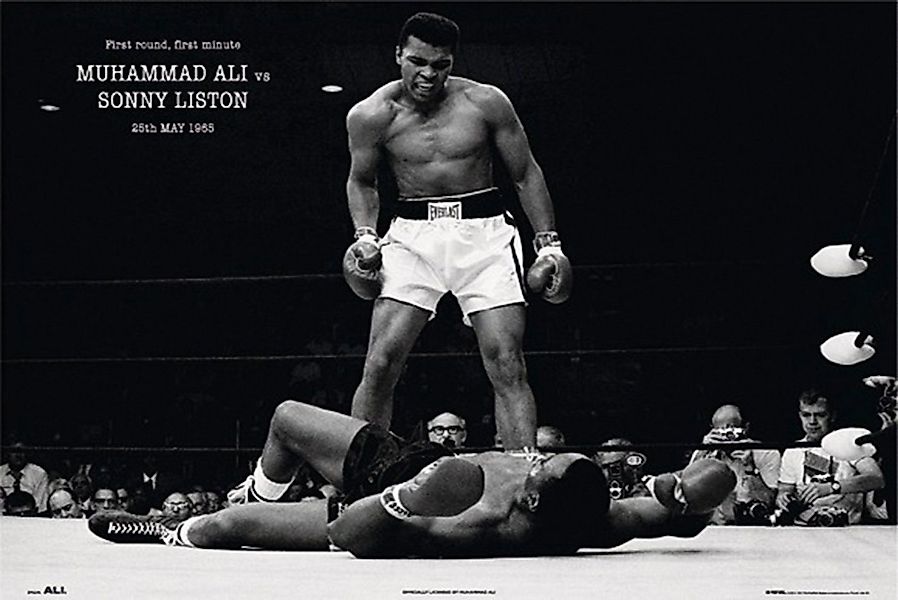 PYRAMID Poster Muhammad Ali vs. Sonny Liston Poster 91,5 x 61 cm günstig online kaufen
