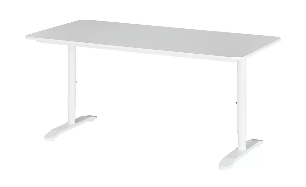 Schreibtisch - weiß - 160 cm - 65 cm - 80 cm - Tische > Bürotische - Möbel günstig online kaufen