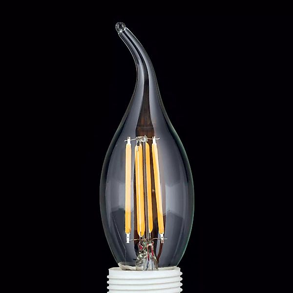 LED-Kerze E14 4,5W Filament 827 Windstoß dimmbar günstig online kaufen