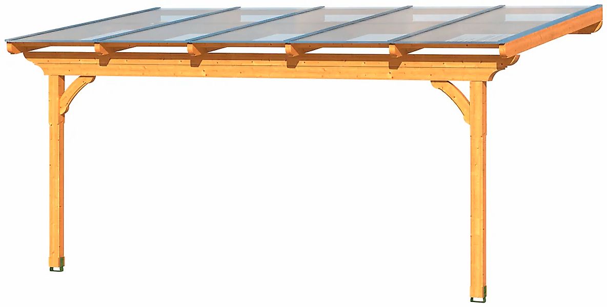 Skanholz Terrassendach "Ravenna" 541 cm Breite, verschiedene Tiefen günstig online kaufen