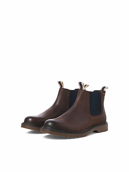 Jack & Jones Chelseaboots "JFWLEYTON" mit Blockabsatz günstig online kaufen