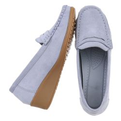 Ital-Design Elegante Mokassins mit Keilabsatz für günstig online kaufen