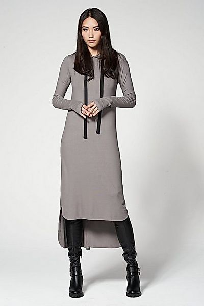 ILAY Lit Maxikleid Billy Jerseykleid Taupe mit Kapuze günstig online kaufen