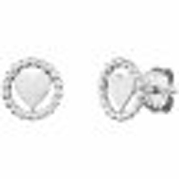 Ohrstecker 925/- Sterling Silber rhodiniert Herz günstig online kaufen