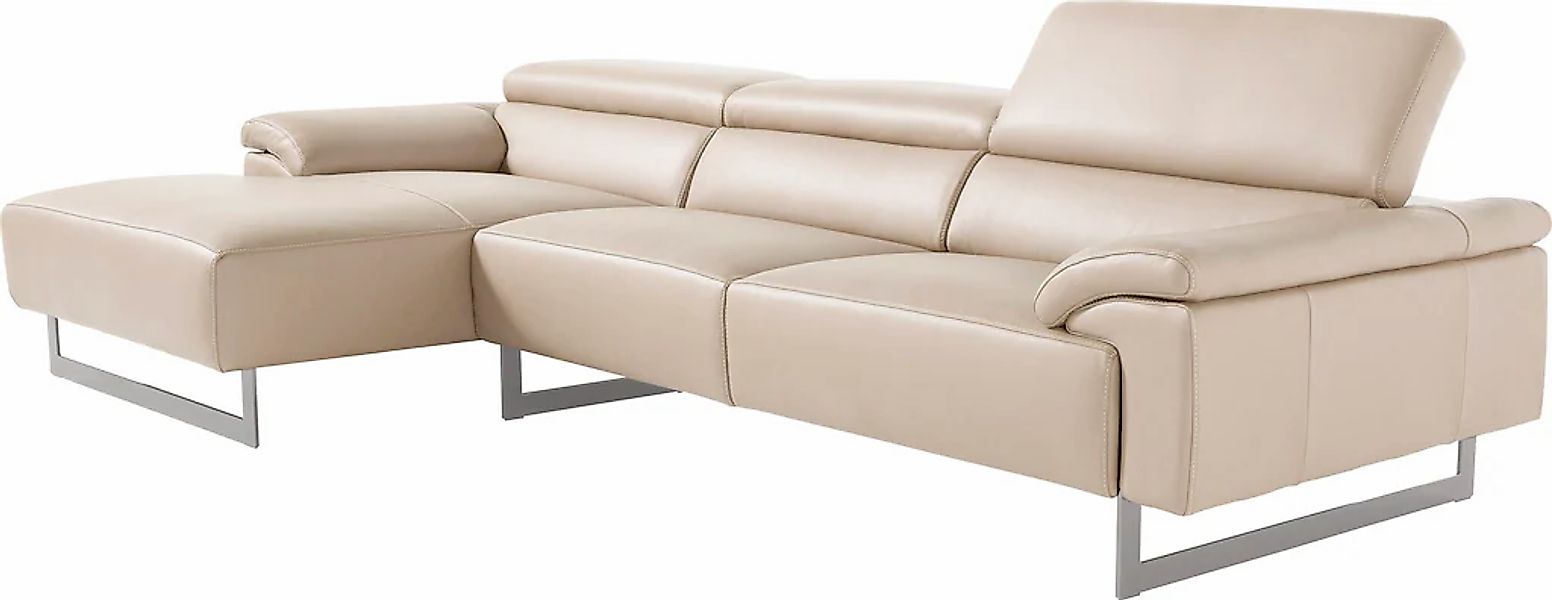 Egoitaliano Ecksofa "Malika, edel und bequem, Designsofa mit hochwertigen B günstig online kaufen