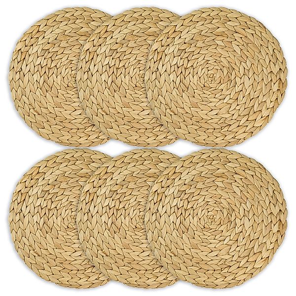 HMF Platzset Nachhaltiges Tischset rund, geflochten günstig online kaufen