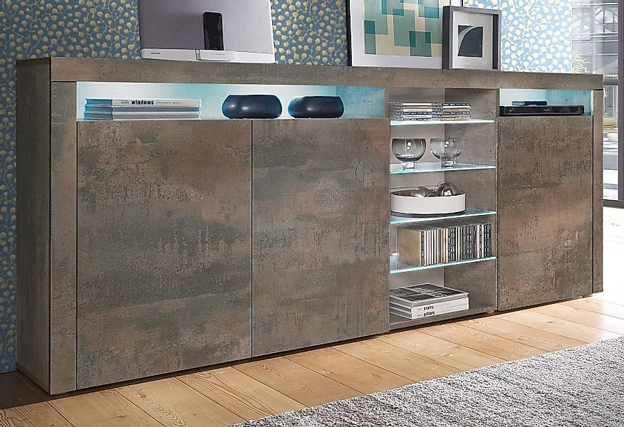 borchardt Möbel Highboard "Santa Fe", Breite 200 cm günstig online kaufen