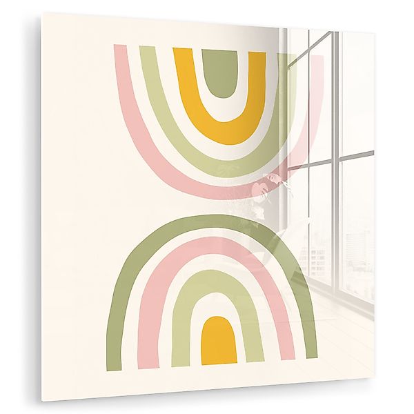 MuchoWow Acrylglasbild Regenbogen - Pastell - günstig online kaufen