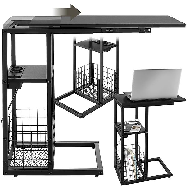 tectake Beistelltisch Laptop-Beistelltisch (1-St., 1 tlg), günstig online kaufen
