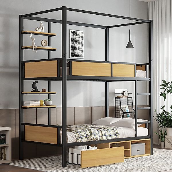 Merax Etagenbett (1-St., Stockbett Eisenbett Jugendbett), günstig online kaufen