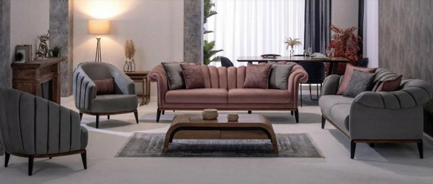 JVmoebel Sofa Sofagarnitur Couch Polster 3311 Sitzer Set Design Sofas Polst günstig online kaufen