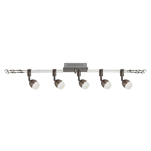 Näve LED-Seilsystem-Deckenspots Tony 5 Flammig 12 cm x 50 cm x 6 cm günstig online kaufen