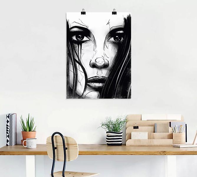 Artland Wandbild "Augenblick", Portrait, (1 St.) günstig online kaufen