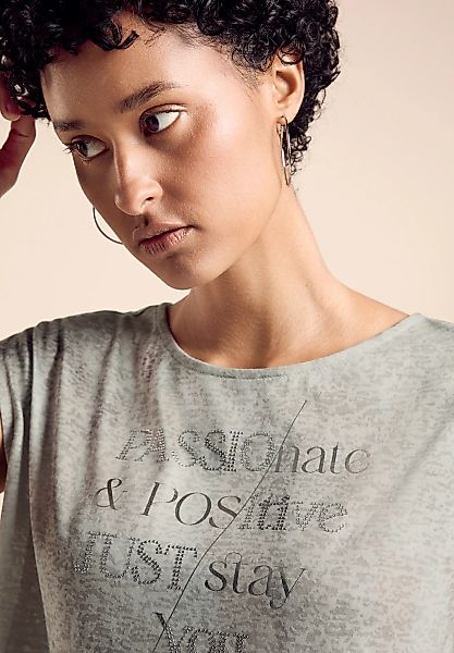 STREET ONE Shirttop, mit All-Over Print günstig online kaufen