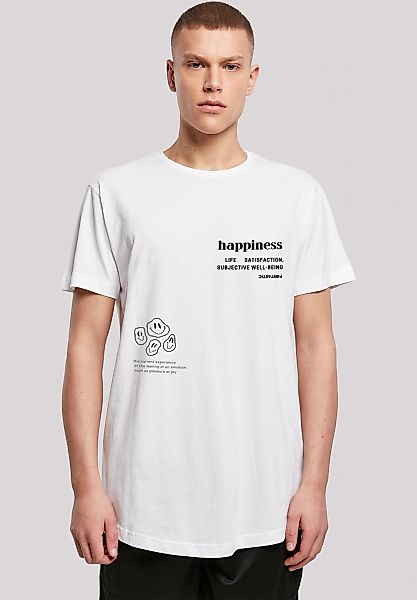 F4NT4STIC T-Shirt "happiness LONG TEE", Print günstig online kaufen