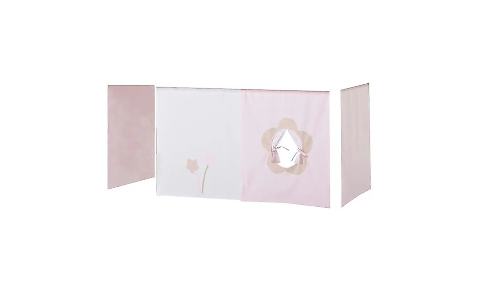 Hoppekids Vorhang für Spielbett 70x160  Fairytale Flower ¦ rosa/pink ¦ Maße günstig online kaufen
