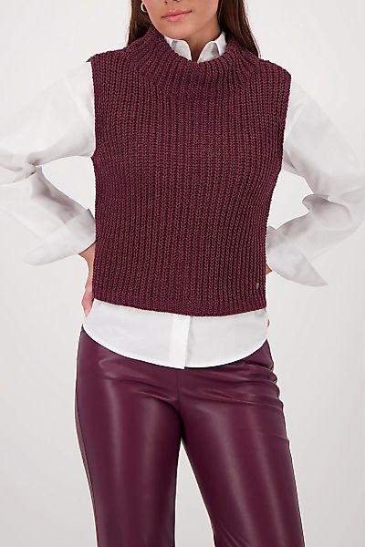 Monari Pullunder "Pullunder Basic Chenille", Mit Rundhalsausschnitt günstig online kaufen