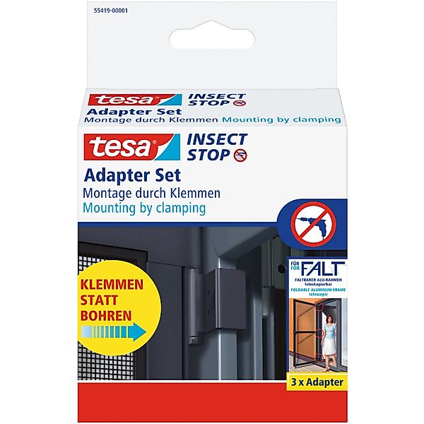 tesa Insektenschutz-Tür Insect Stop Falt Adapter für Fliegengitter - Adapte günstig online kaufen