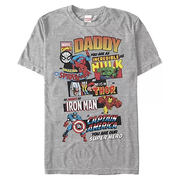Marvel - Avengers - Gruppe Ultimate Dad - Vatertag - Männer T-Shirt günstig online kaufen