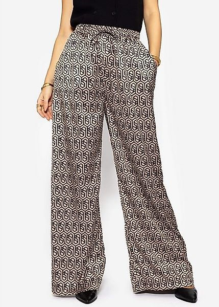 SASSYCLASSY Stoffhose Weite Satinhose Damen Lang günstig online kaufen
