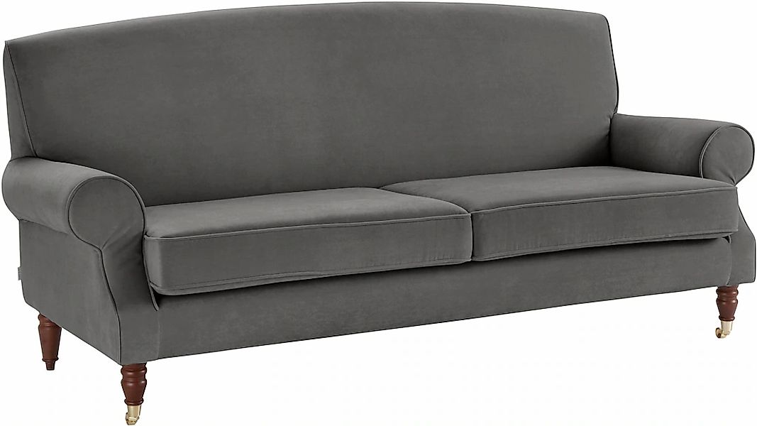 Home affaire 3-Sitzer "Rennes" in Samtoptik oder Baumwoll-Mix günstig online kaufen