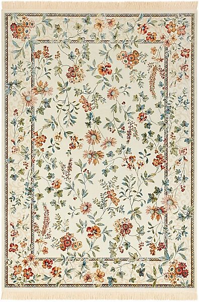 HANSE Home Teppich »Orient Flowers«, rechteckig, 5 mm Höhe, Kurzflor mit Fr günstig online kaufen