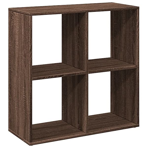 vidaXL Bücherregal Raumteiler-Bücherregal Braun Eichen-Optik 69,5x29x69,5 günstig online kaufen