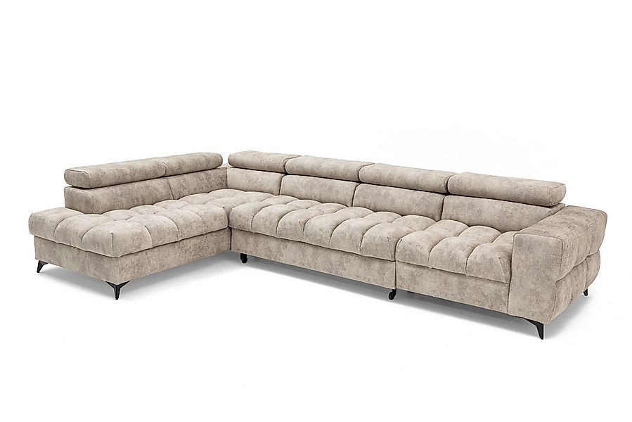 NEXT COLLECTION Ecksofa Pudding Maxi, Elegante starke Steppung, mit Bettkas günstig online kaufen