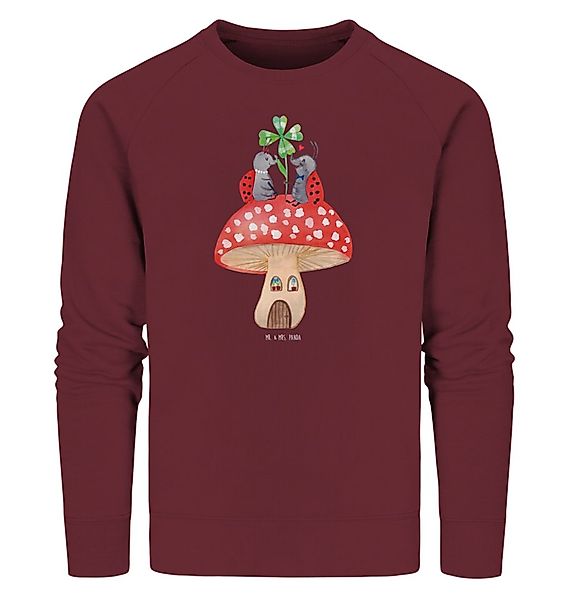 Mr. & Mrs. Panda Longpullover Marienkäfer Fliegenpilz Größe L - Burgundy - günstig online kaufen