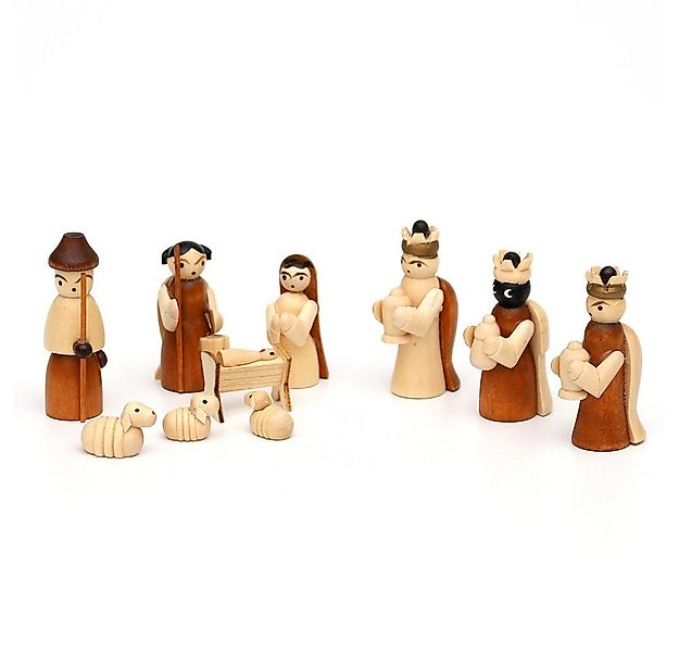 Dekohelden24 Krippe Holz Krippenfiguren, Größe über Dropdown-Menü wählbar ( günstig online kaufen