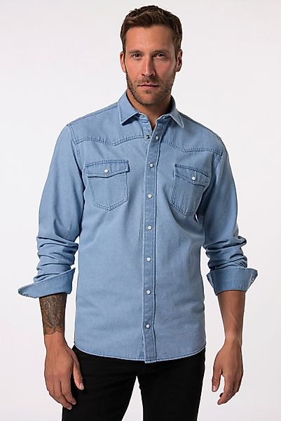 JP1880 Businesshemd JP 1880 Jeanshemd Langarm günstig online kaufen