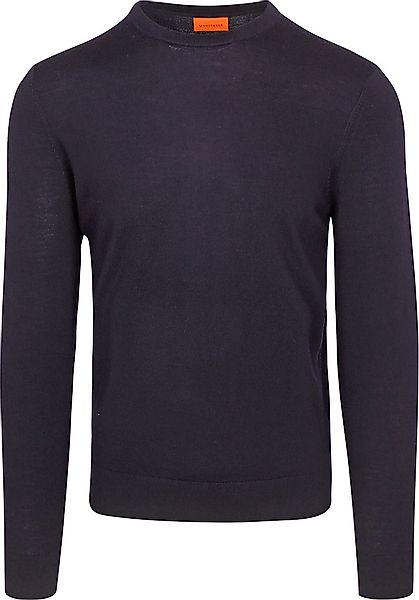 Suitable Merino Rundhals Pullover - Dunkelblau - Größe XL günstig online kaufen
