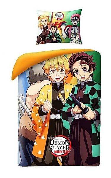 Halantex Bettwäsche Demon Slayer Bettwäsche 140 x 200 cm günstig online kaufen