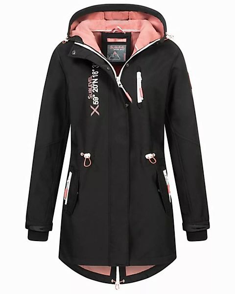 SUBLEVEL Softshelljacke Damen Frühlings Jacke Softshell Outdoor Regen Überg günstig online kaufen