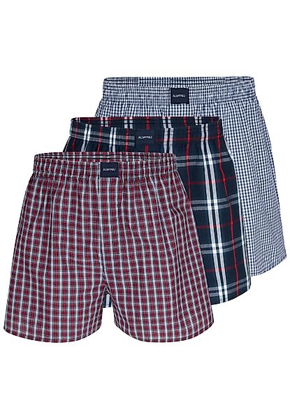 Almonu Boxershorts 3er Pack Web (Spar-Set, günstig online kaufen
