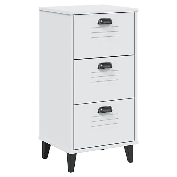 vidaXL Nachttisch VIKEN Weiß Holzwerkstoff 374917 günstig online kaufen