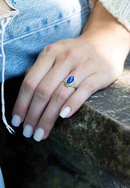 mantraroma Silberring SARALA Ellipse aus 925 günstig online kaufen