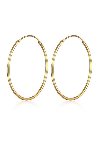 Elli Paar Creolen Creolen Rund Basic Klassisch 925 Silber günstig online kaufen