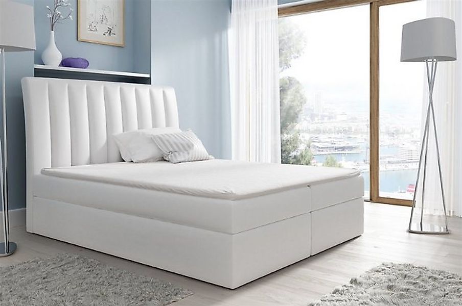 Fun Möbel Boxspringbett Boxspringbett Schlafzimmerbett MALENA in Stoff oder günstig online kaufen