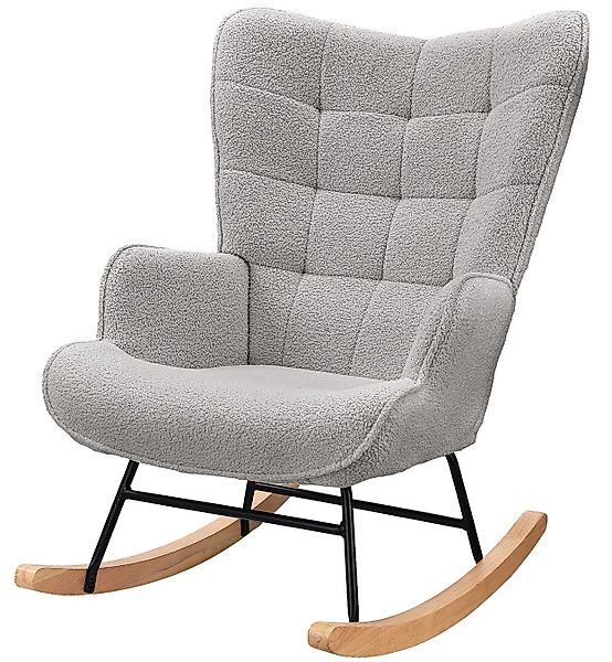 FUROKOY Schaukelstuhl Relaxsessel Schaukelsessel mit hoher günstig online kaufen