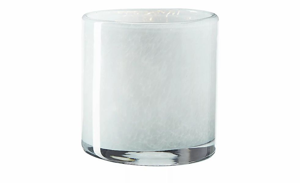 HOME STORY Teelichtglas   ¦ grau ¦ Glas ¦ Maße (cm): H: 8,5  Ø: 8.3 Accesso günstig online kaufen