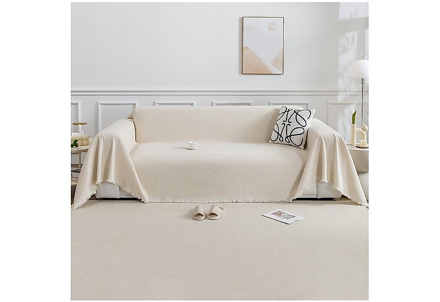 Qelus Sofahusse Sofa überwurfdecke 1 St. Chenille Sofaüberwurf, Einfach Cou günstig online kaufen