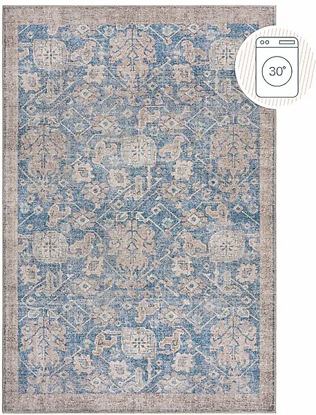 FLAIR RUGS Teppich »Orelia«, rechteckig, 4 mm Höhe, Waschbarer Traditionell günstig online kaufen
