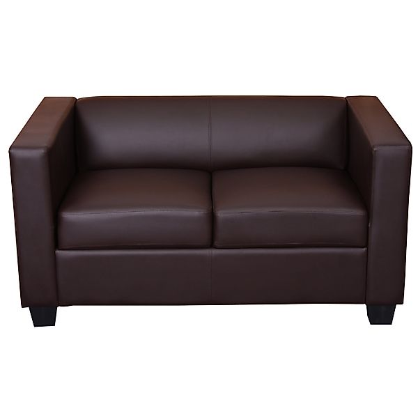 MCW 2er Sofa Lille Kunstleder Coffee günstig online kaufen