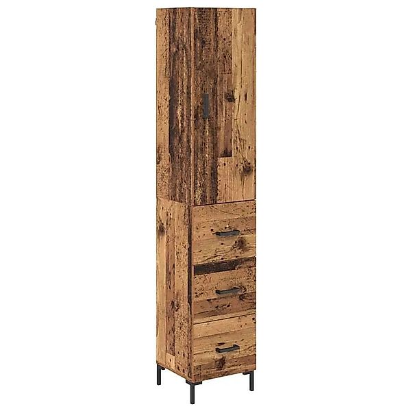 vidaXL Highboard Altholz 69,5 x 34 x 180 cm Holzwerkstoff 3415774 günstig online kaufen
