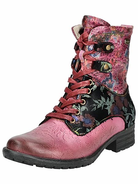 LAURA VITA Schnürstiefelette "LAURA VITA Stiefelette Leder/Textil" günstig online kaufen