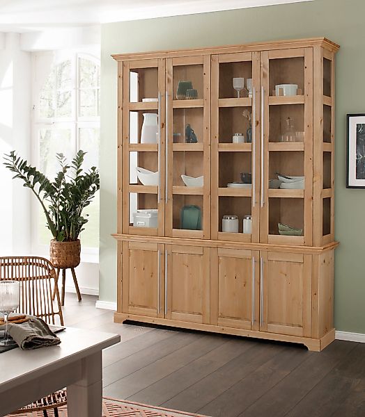 OTTO home Vitrine "Melissa" aus massiver Kiefer, FSC zertifiziert, Breite 1 günstig online kaufen