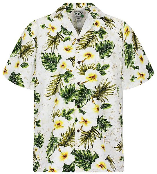 KY's Hawaiihemd 3-Farben Original Hawaiihemd mit günstig online kaufen