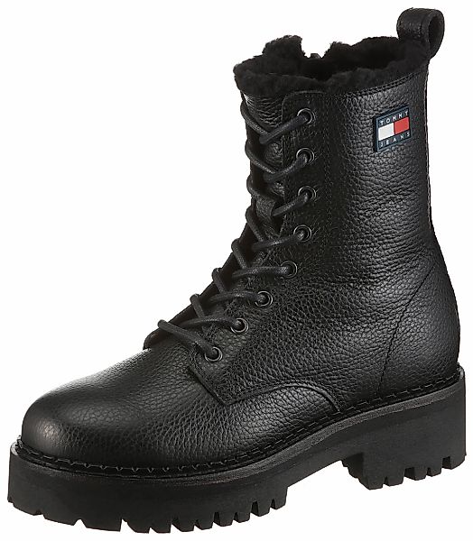 Tommy Jeans Winterboots "TJW URBAN LACEUP BOOT WL", Blockabsatz, Schnürboot günstig online kaufen