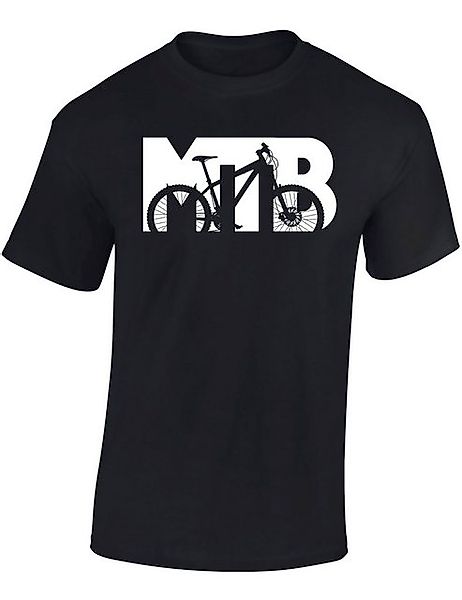 Baddery Print-Shirt Fahrrad T-Shirt Herren: "MTB", günstig online kaufen